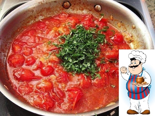 Соус для пасты Сохрани пригодится! Ингредиенты: Чеснок 4 зубчика Оливковое масло 6 ч. л. Помидоры черри 750 г Базилик 30 г Соль по вкусу Перец по вкусу Сыр по вкусу Приготовление: 1. На