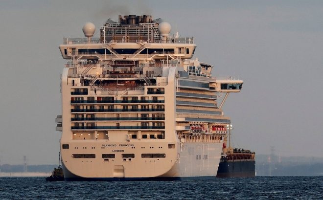 На круизном лайнере Diamond Princess зафиксировано 20 заболевших коронавирусом